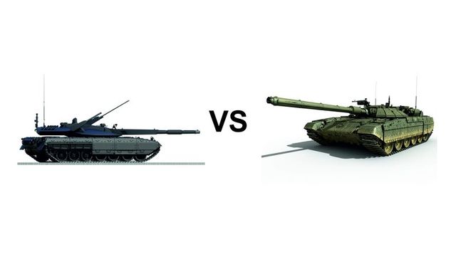Видео. Танк Т-84 БМ ОПЛОТ VS T14 АРМАТА