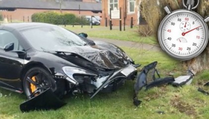 McLaren 650S разбили за считанные минуты после покупки