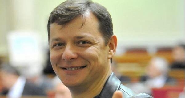 Как кортеж Олега Ляшко нарушает ПДД в центре столицы
