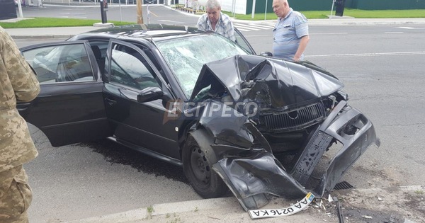 В Киеве военные прокуроры попали в серьезное ДТП
