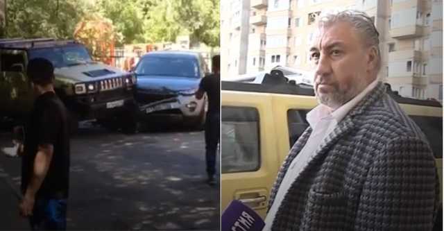 Челентано на Hummer. "Помощник депутата" наводит ужас на автомобилистов Питера