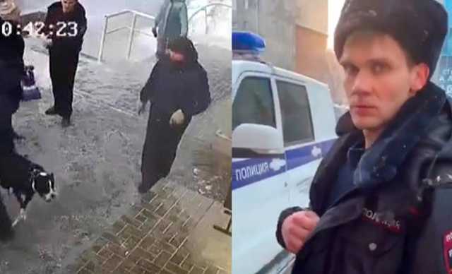 Появилось еще одно видео драки полицейского и семьи с бойцовой собакой