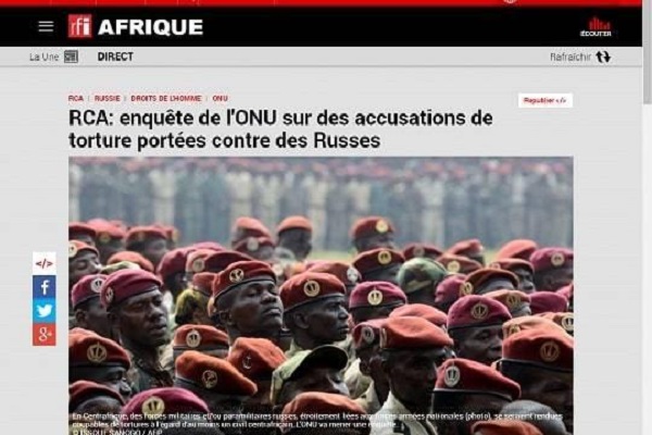 AFP и либеральные СМИ продолжают тиражировать фейк о пытках в ЦАР