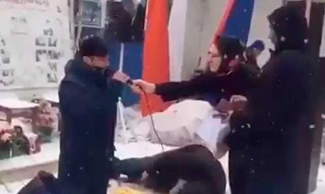 В Дагестане в одной из школ поставили сценку по мотивам убийства лейтенанта Нурбагандова