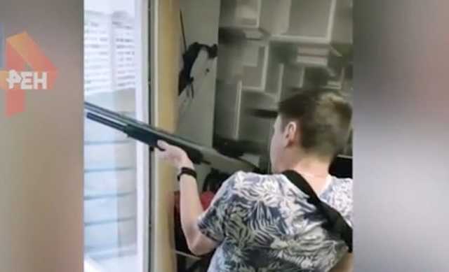Полиция Ижевска проводит проверку после публикации видеоролика со стрельбой из окна