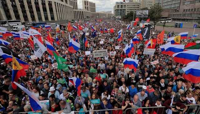 22,5 тысяч москвичей вышли на митинг против недопуска к выборам оппозиционных кандидатов