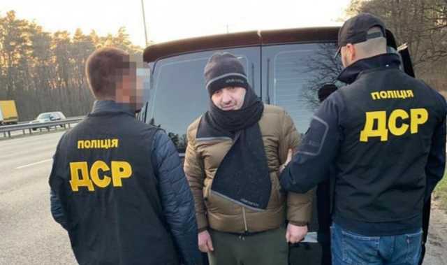 Полиция Украины опубликовала видео задержания «вора в законе» Лашу Свана