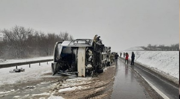 Выросло число пострадавших в ДТП с автобусом под Воронежем