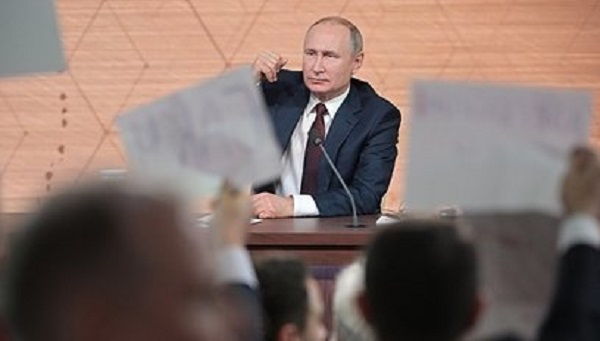 Путин исключил манипуляции в своей ежегодной пресс-конференции