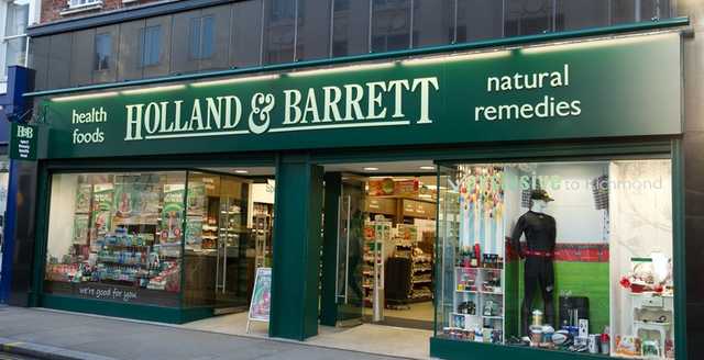   Holland & Barrett     :  