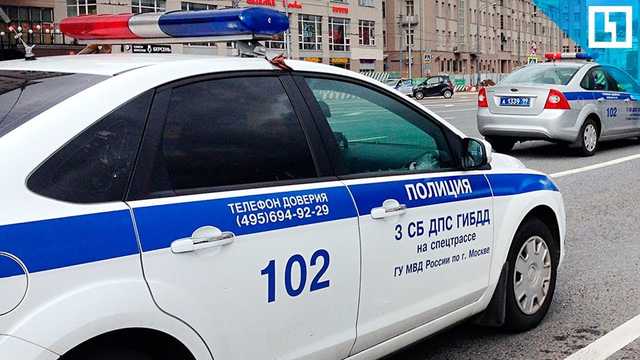 Автомобиль ДПС перевернулся из-за кошки в Москве