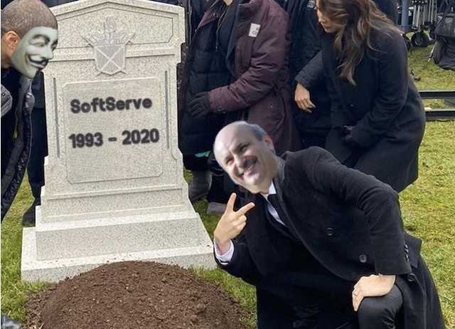 SoftServe is going down! Тарасу Кицмею приготовиться на выход!