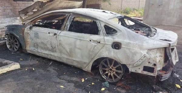 В Николаеве сожгли авто кандидату в депутаты от "Слуги народа"