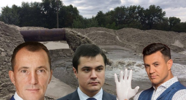 У прокуратуры, полиции и Киевсовета не получается изгнать из-под Южного моста “песочных старателей”