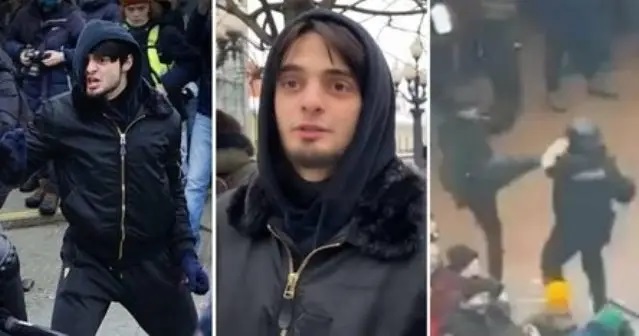 Появилось видео допроса дравшегося с бойцами ОМОН чеченца