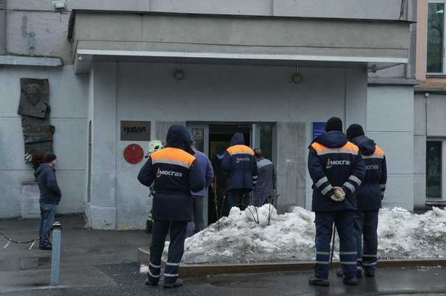 Появилось видео химической атаки на редакцию «Новой газеты» в РФ