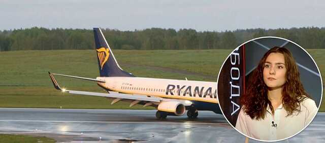 Девушка Протасевича заявила госТВ Беларуси, что к посадке самолета Ryanair причастны его экс-коллеги