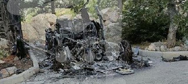 В Крыму сожгли Rolls-Royсе жены бывшего советника Путина за 31 миллион рублей