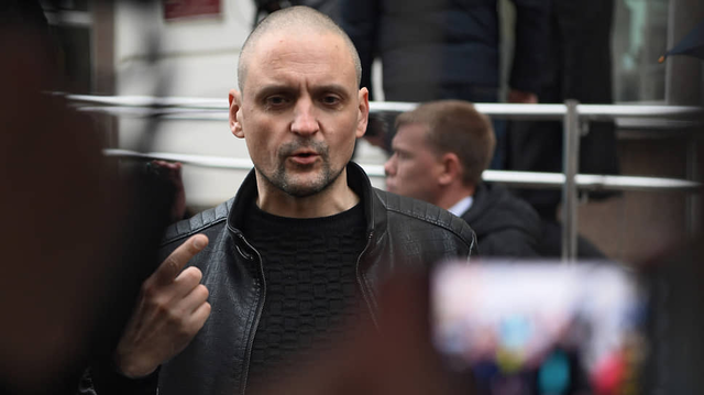 В Москве полиция задержала Удальцова за призывы к несанкционированной акции коммунистов