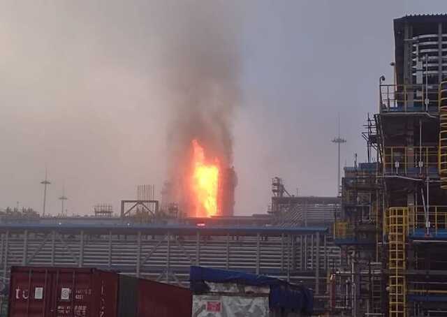 Мощный взрыв прогремел на Амурском газоперерабатывающем заводе