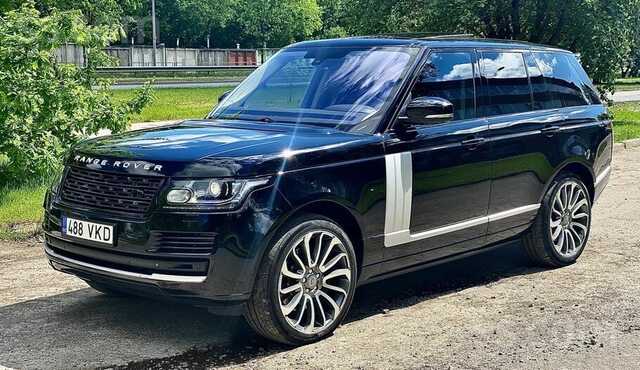 Россиянин Осипян продает черный Range Rover с эстонским номером