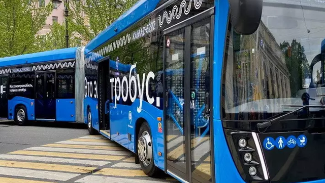 Очередной электробус сгорел в центре столицы