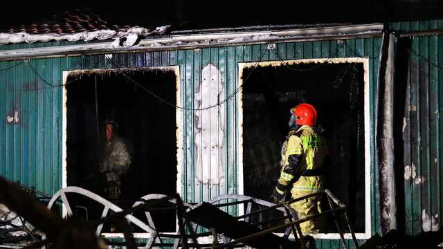 Завершен разбор завалов на месте пожара в доме престарелых