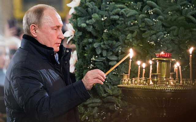 Песков анонсировал посещение Путиным службы на Рождество