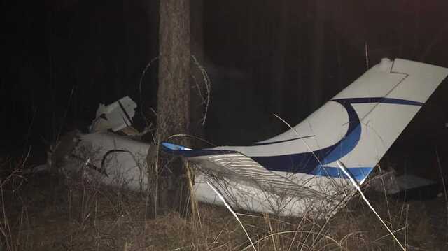 Видео падения самолёта Cessna 182 в Красноярском крае