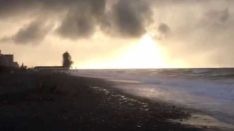 На побережье Черного моря в Батуми взорвалась морская мина
