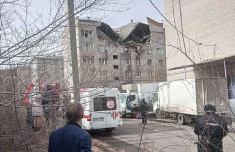 В Забайкалье произошел взрыв в пятиэтажном жилом доме, два этажа разрушены