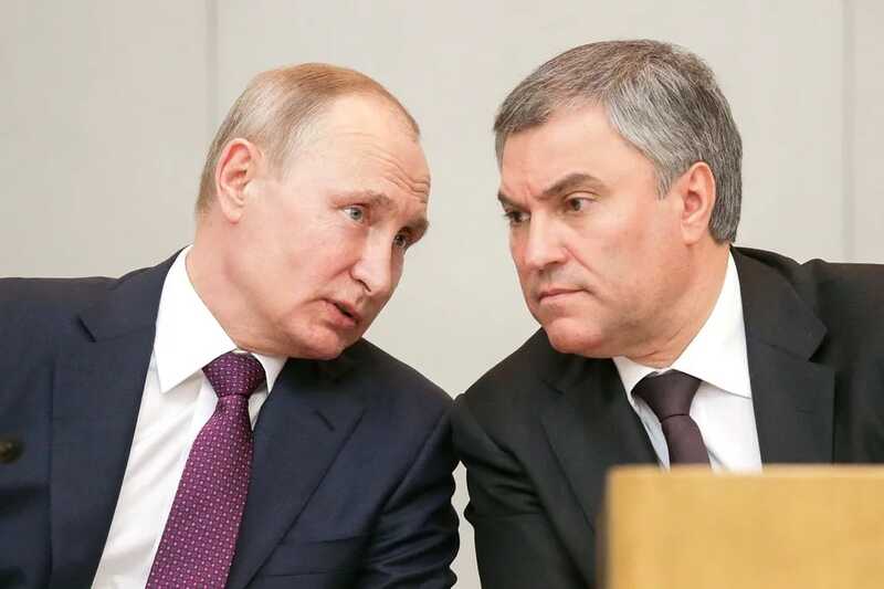 Путин обсудил с Володиным работу Госдумы