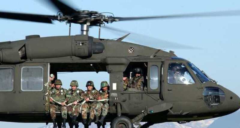 Украина активно использует американский боевой вертолет Black Hawk