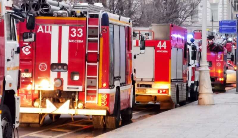 Пожар в кафе в центре Москвы потушили