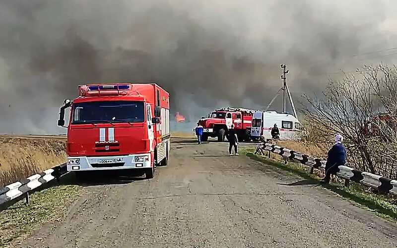 Курганский губернатор сообщил о еще одном крупном пожаре в регионе