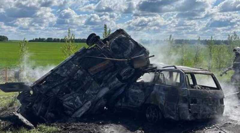 Четыре человека погибли после подрыва автомобиля на мине в Белгородской области