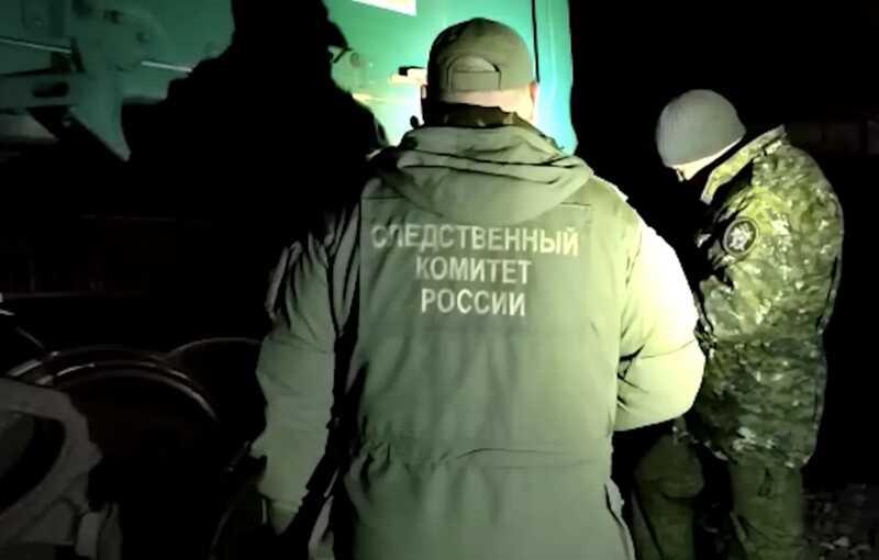 СК опубликовал видео с места взрыва на железной дороге в Брянской области
