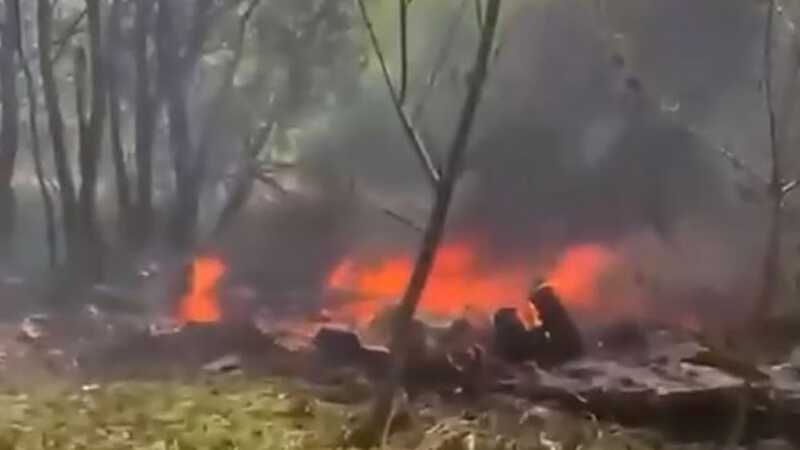 Экипаж Су-34, который упал в деревне Истровка под Стародубом, погиб