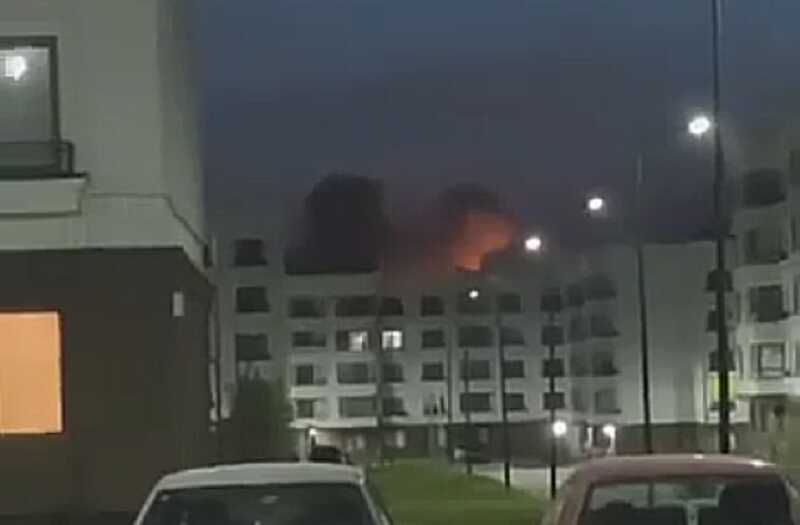 В Мариуполе взрыв на старом аэродроме: опубликовано видео удара