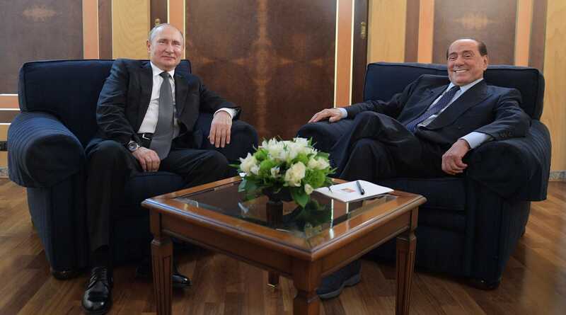 Путин дал интервью по поводу смерти Берлускони