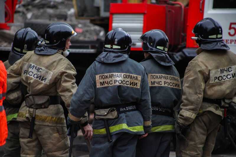 В районе аэродрома Чкаловский в Московской области вспыхнул пожар