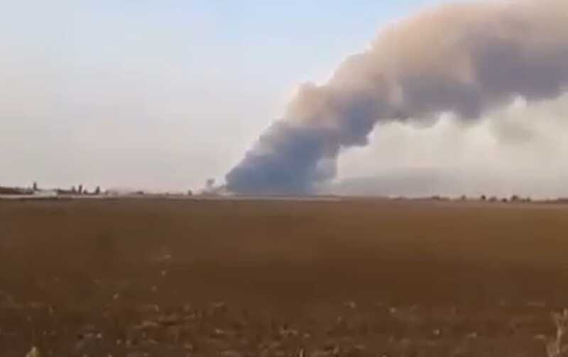В Херсонской области горит село