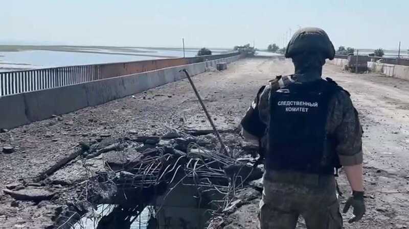 Во время утренней атаки по Чонгарскому мосту было выпущено 6 снарядов