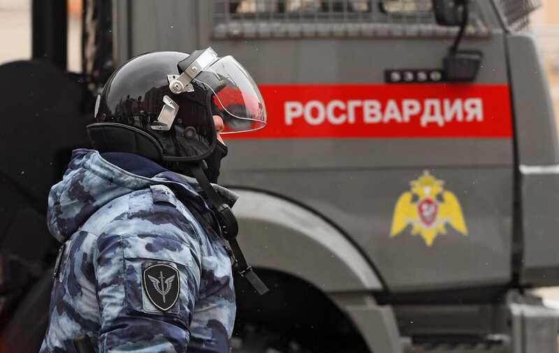 В Строгино замечены бойцы у здания управления Росгвардии