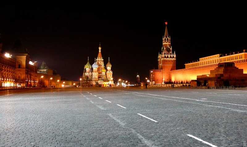Появилось видео с центра Москвы