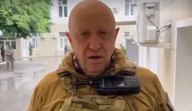 Пригожин в штабе Южного военного округа в Ростове-на-Дону