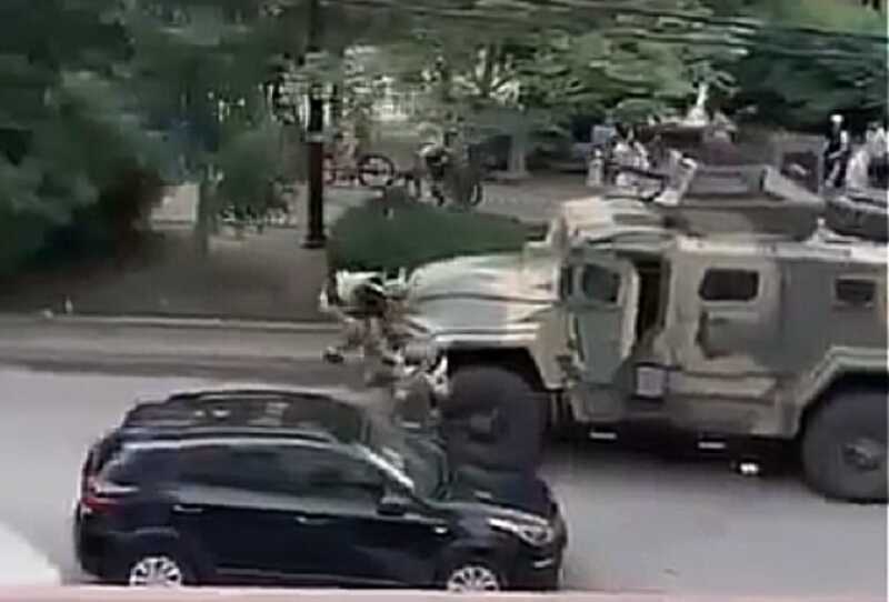 В Ростове у штаба ЮВО произошла стрельба