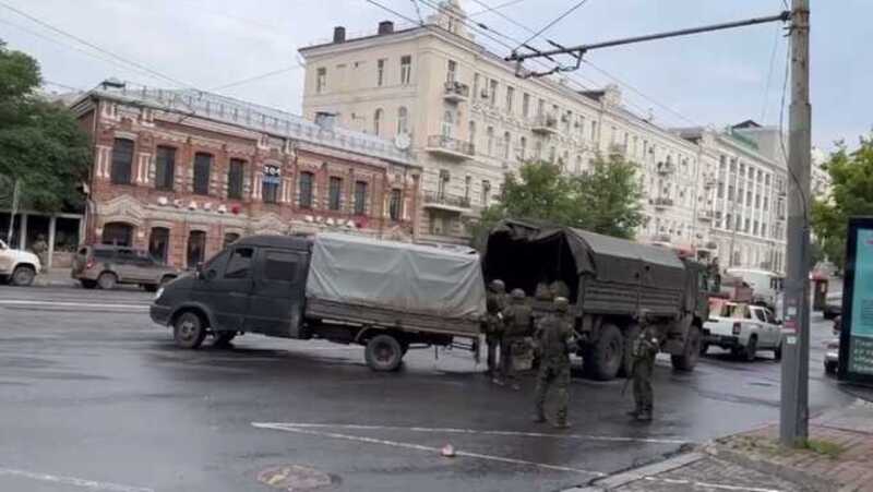Очевидцы засняли обстановку в центре Ростова