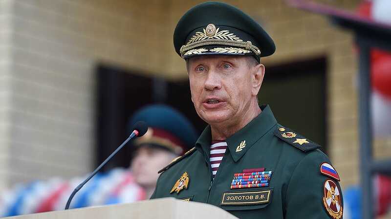 Глава Росгвардии Золотов выступил на Красной площади