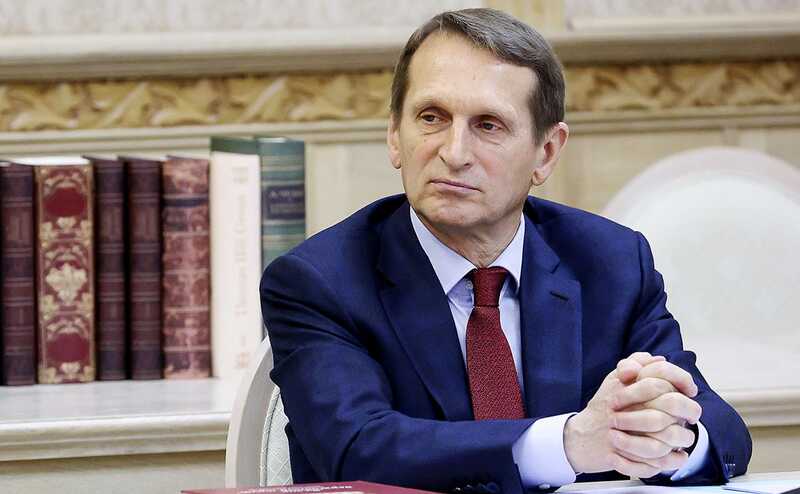 Нарышкин рассказал о беседе с главой ЦРУ по поводу Украины